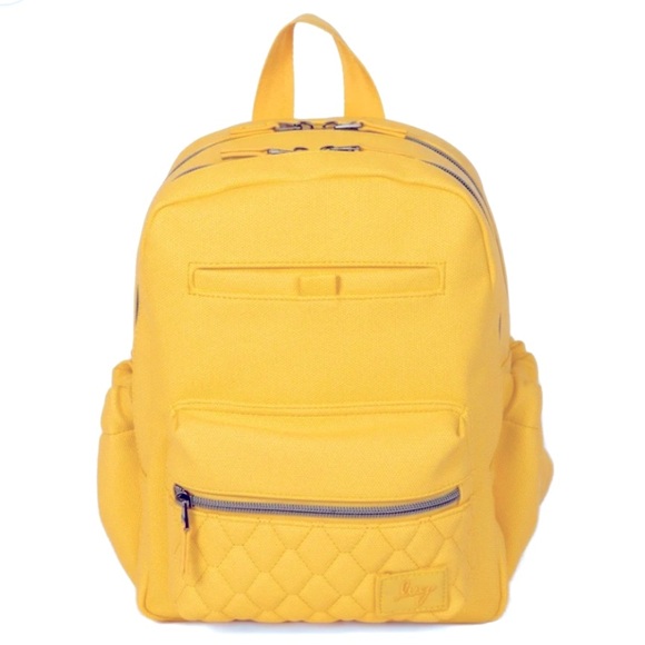 Lug Handbags - NWT Lug Volley Mini Matte Luxe Vegan Leather Backpack *Banana